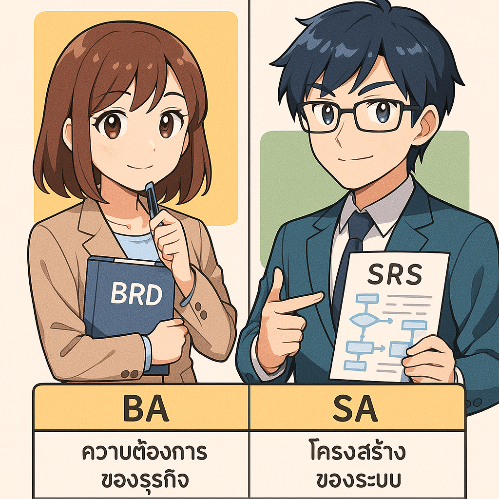 🔍 SA กับ BA&nbsp;ต่างกันยังไง?
